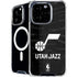 NBA Utah Jazz Black Animal Print iPhone 16 Pro MagSafe Case
